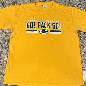 NFL Team Apparel Gold Green Bay Packers Tee